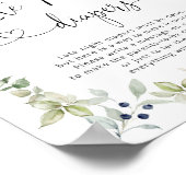 Beer bos Late nachtduikers Poster (Hoek)