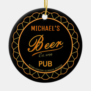 Beer Bottle Pet Pub Keramisch Ornament