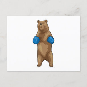 Beer Boxer Bokshandschoenen Briefkaart