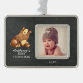 Beer Boys Baby's 1st Christmas Foto Ornament (Voorkant)