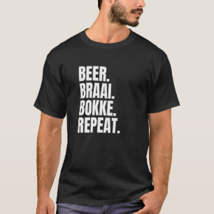 Beer Braai Bokke Herhaalt Zuid-Afrika T-shirt