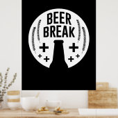 Beer Break Poster (Keuken)