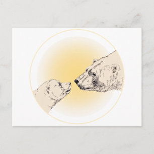 Beer Briefkaarten van poolBeren