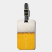 Beer Bubbles Close-up Bagagelabel (Voorkant verticaal)