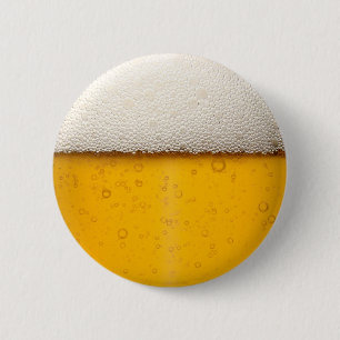 Beer Bubbles Close-up Ronde Button 5,7 Cm