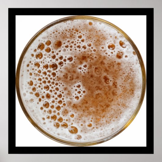 BEER BUBBLES POSTER (Voorkant)
