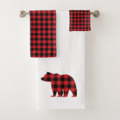 Beer Buffalo Check Pattern Bath Towel set Bad Handdoek (Insitu)