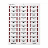 Beer Buffalo geplakt Lumberjack Address Label (Full Sheet)