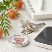 Beer & Bunny Love Sleutelhanger Romantic Gift for  (Zijkant)