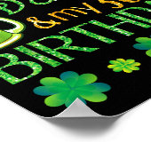 Beer Cake &amp; Shamrocks It's St Patrick Day &amp Poster (Hoek)