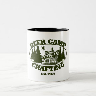 Beer Camp Crafting Est.1967 Tweekleurige Koffiemok