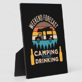Beer Camping met bier Birthday Fotoplaat (Zijkant)