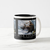 Beer Cavalry Tweekleurige Koffiemok (Voorkant rechts)