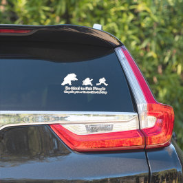 Beer Chasing People met Funny Quote Car Truck Sticker