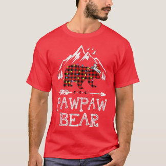 Beer Chri voor Red Pset met Kerstmis Pajama Pawpaw T-shirt