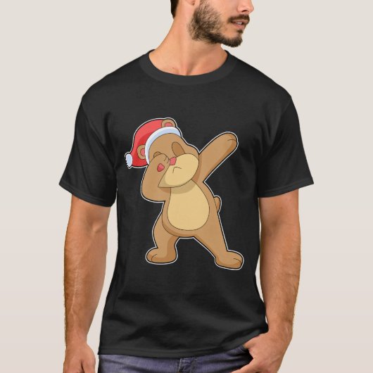 Beer Christmas Hip Hop T-shirt (Voorkant)