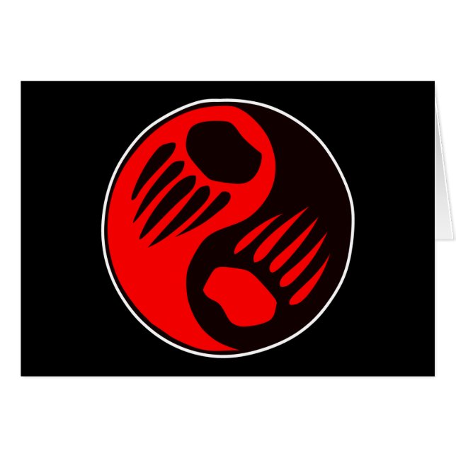 Beer Claw Yin Yang Black (Voorkant Horizontaal)