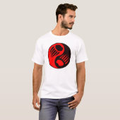 Beer Claw Yin Yang T-shirt (Voorkant volledig)