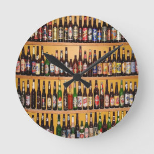 Beer Clock Ronde Klok