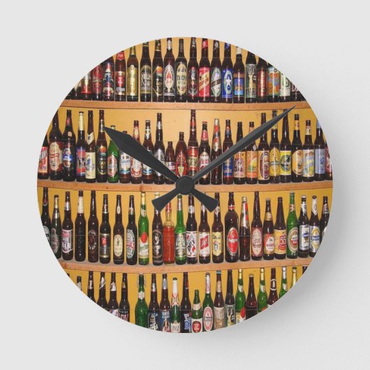Beer Clock Ronde Klok (Voorkant)