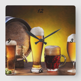 Beer Clock Vierkante Klok