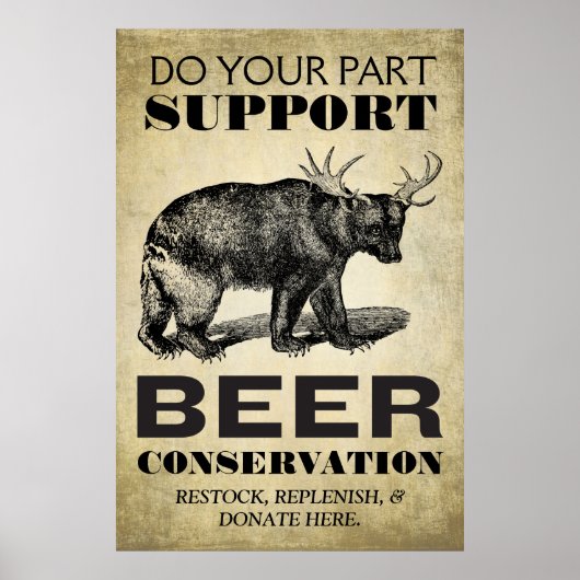 Beer Conservation Poster (Voorkant)