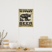 Beer Conservation Poster (Keuken)