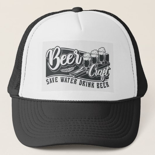 Beer Craft Trucker Hat Pet (Voorkant)
