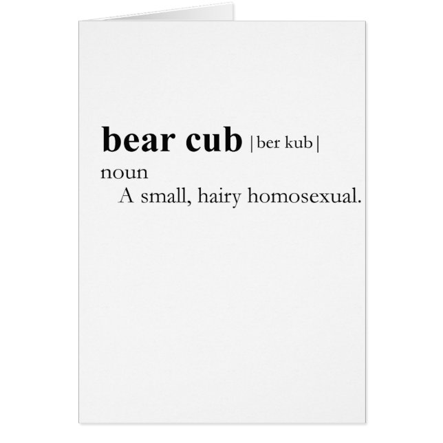BEER CUB (definitie) (Voorkant)