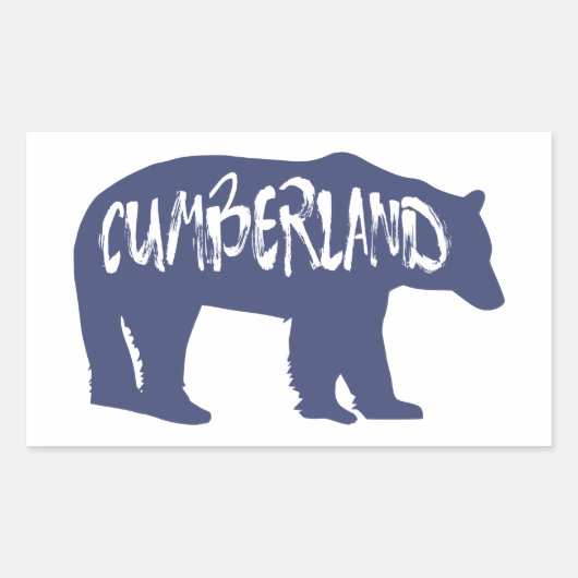 Beer Cumberland Maryland Rechthoekige Sticker (Voorkant)