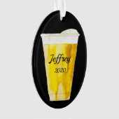 Beer Cup Gepersonaliseerd Ornament (voorkant)