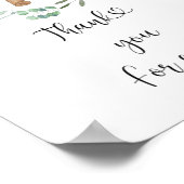 Beer \ Dank u voor het komende Poster (Hoek)