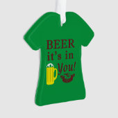 Beer dat het in jou is! Kleur Ornament (voorkant)