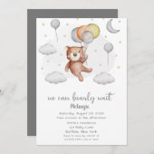 Beer dat we kunnen wachten op Baby shower Kaart (Voorkant / Achterkant)