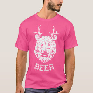 Beer Deer Beer Funny Drink jachtkamp pa T-shirt