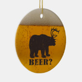 Beer, Deer of Beer? Keramisch Ornament (Rechts)