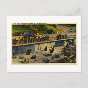 Beer Dens Washington Park Portland Oregon  Briefkaart