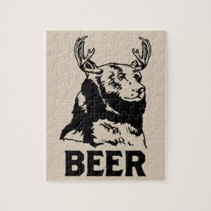 Beer + Der = Bier Legpuzzel