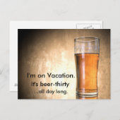 Beer Derty Briefkaart (Voorkant / Achterkant)