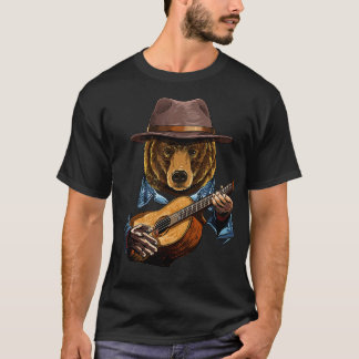 Beer die Acoustic Guitar Animal Beer Lover Gui spe T-shirt