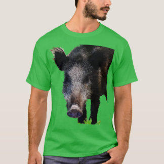 Beer die Oogcontact maken Vector Kunst T-shirt