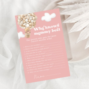 Beer die weet mama beste meisje Baby shower spel