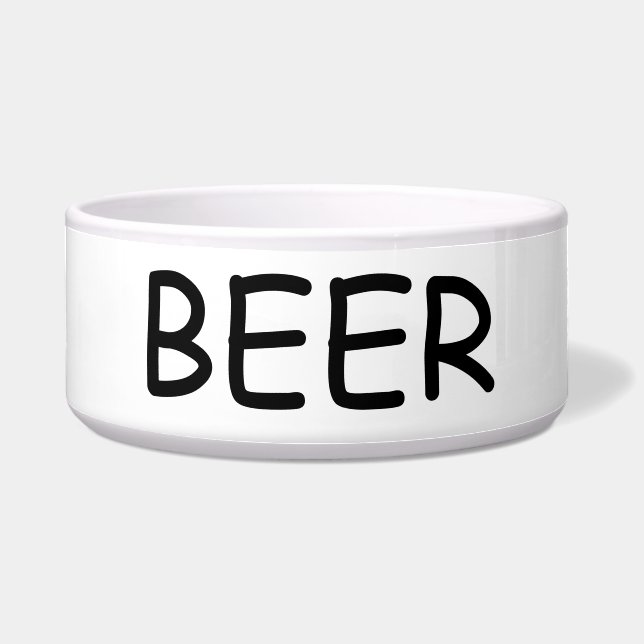 Beer Dog Bowl Voerbakje (Voorkant)