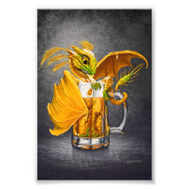 Beer Dragon 4x6 Afdrukken Foto Afdruk