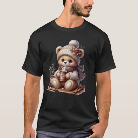 beer drink warme koffie t-shirt (Voorkant)