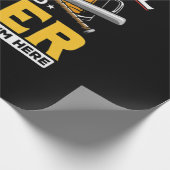 Beer Drinker Baseball Beer Humor Birthday Cadeaupapier (Hoek)