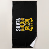 Beer Drinker Cheers And Beers To My 60 Years Birth Strandlaken (Voorkant)