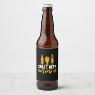 Beer Drinker Craft Beer Girls Birthday Bier Etiket