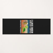 Beer Drinker I Like Beer And My Turtle Birthday Yogamat (Voorkant (horizontaal))