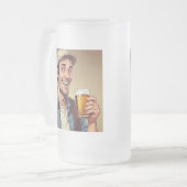 Beer Drinker Matglas Bierpul (Voorkant links)